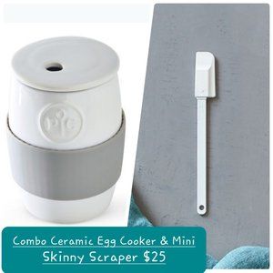 Ceramic Cooker and Spatula